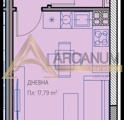Снимка 4 — Едностаен апартамент в кв. Владислав Варненчик, Варна, с паркинг