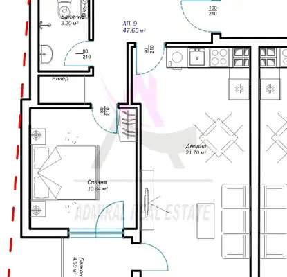 Photo 3 — 2-bedroom apartment in Varna, Vyzrajdane 3