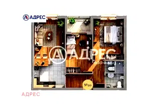 Тристаен апартамент в Възраждане 3 с гараж и асансьор