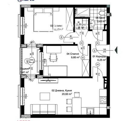 Photo 2 — 3-bedroom apartment in Varna, Vyzrajdane 3