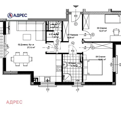 Photo 2 — 3-bedroom apartment in Varna, Vyzrajdane 3