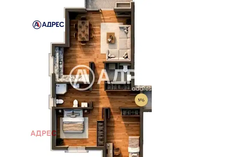 Тристаен апартамент с гараж във Възраждане 3, Варна