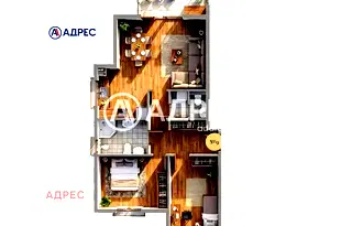 Тристаен апартамент с гараж във Възраждане 3, Варна