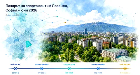 Лозенец: Пазарът на апартаменти през юни 2026