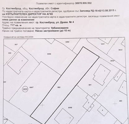 Photo 4 — Plot in Sofia, Kostinbrod