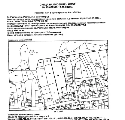Снимка 2 — Парцел в Благоевград, Разлог