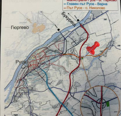 Снимка 5 — Парцел в Русе, Промишлена зона - Изток