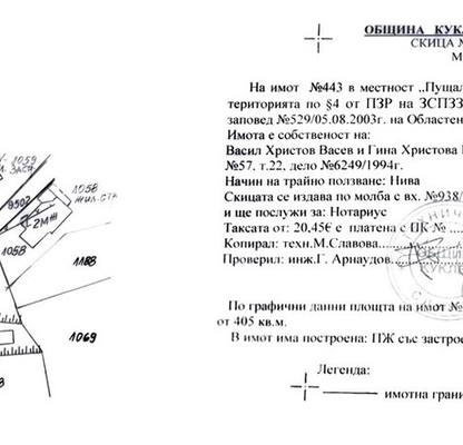 Снимка 4 — Парцел в Пловдив, с. Гълъбово