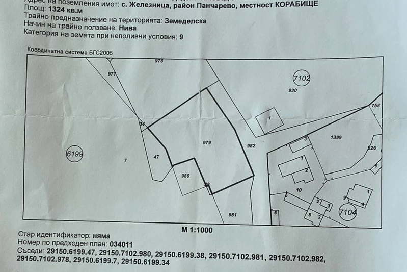 Парцел в с. Железница