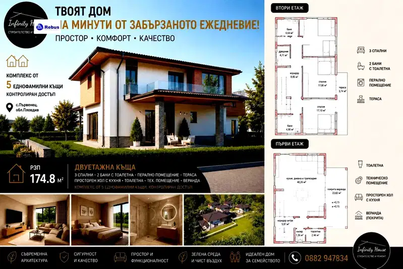 House in Oblast Plovdiv, Pyrvenec