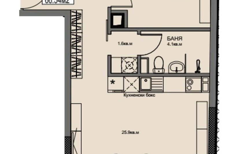 Office in Sofiya, Bykston