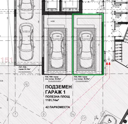 Photo 2 — Garage/Parking in Sofiya, Poligona