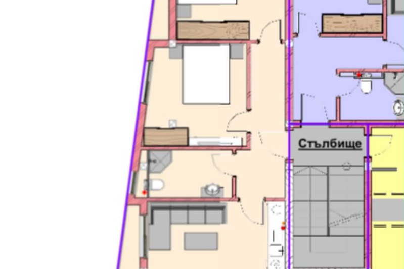 3-bedroom apartment in Oblast Dobrich, Balchik