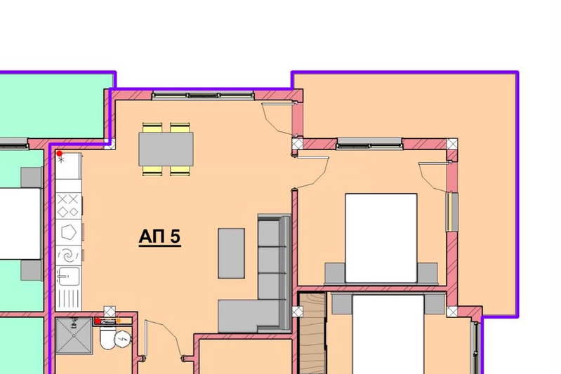 3-bedroom apartment in Oblast Dobrich, Balchik