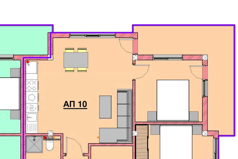 3-bedroom apartment in Oblast Dobrich, Balchik