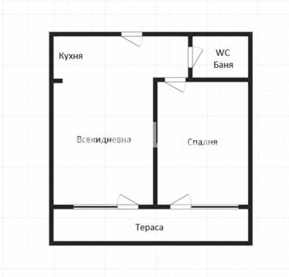 Снимка 5 — Двустаен апартамент в Лазур, Бургас с ремонтиран интериор