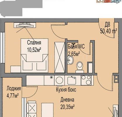 Photo 2 — 2-bedroom apartment in Burgas, Meden Rudnik - Zona A