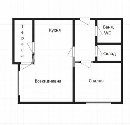 Снимка 4 — Двустаен апартамент с гледка към Мандренско езеро в Меден рудник