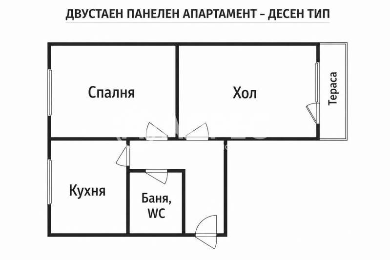 2-bedroom apartment in Burgas, Slaveikov