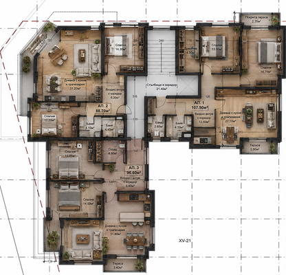 Photo 5 — 3-bedroom apartment in област София, Elin Pelin
