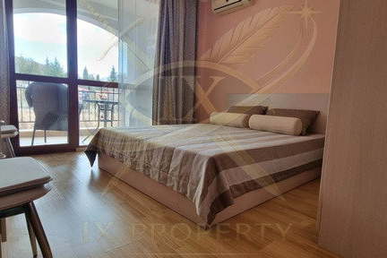 Three-room apartment with two terraces in the resort complex Elenite, Burgas region