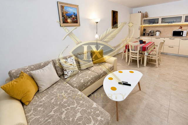 Three-room apartment with terrace in Sunny Beach resort