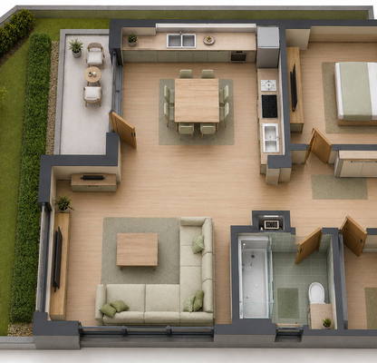 Photo 4 — 2-bedroom apartment in Oblast Burgas, Nesebyr