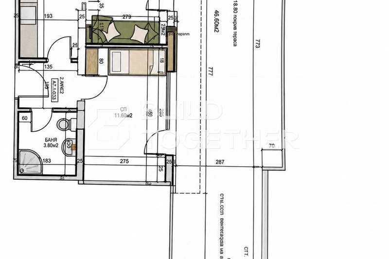 2-bedroom apartment in Plovdiv, Centyr