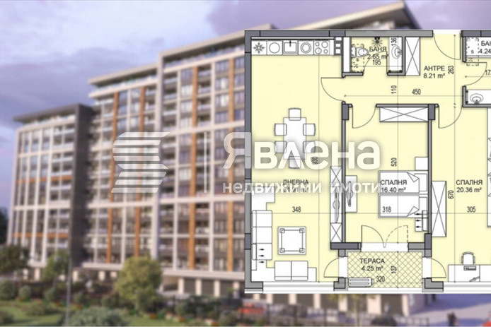 3-bedroom apartment in Plovdiv, Gagarin