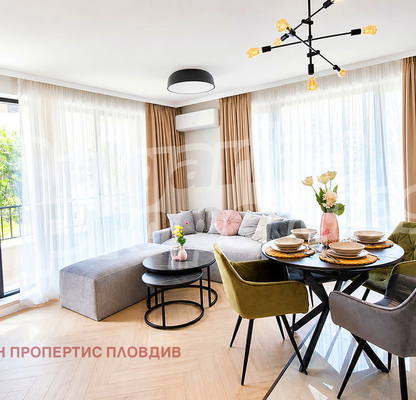 Снимка 2 — Двустаен апартамент с двор в Христо Смирненски, Пловдив