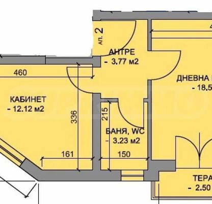 Снимка 3 — Двустаен апартамент с две тераси в Каменица 1, Пловдив