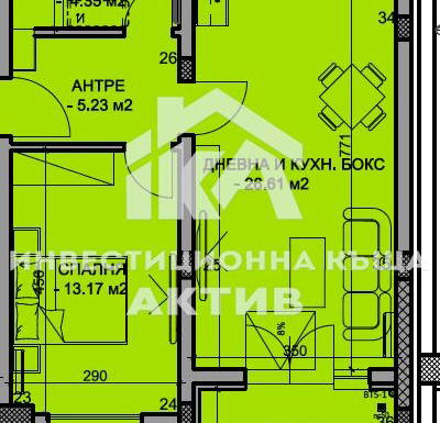 Снимка 2 — Двустаен апартамент с тераса в Кючук Париж, Пловдив