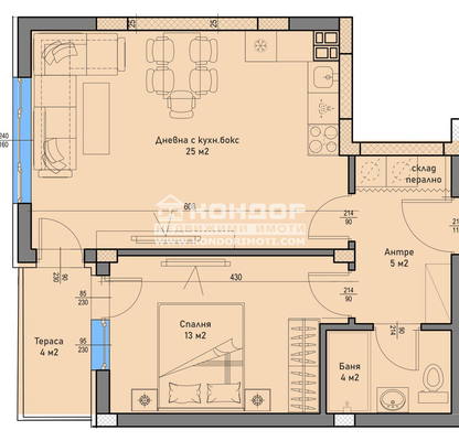Photo 4 — 2-bedroom apartment in Plovdiv, Kyuchuk Parij