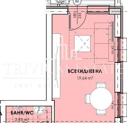 Снимка 4 — Едностаен апартамент с двор в Остромила, Пловдив