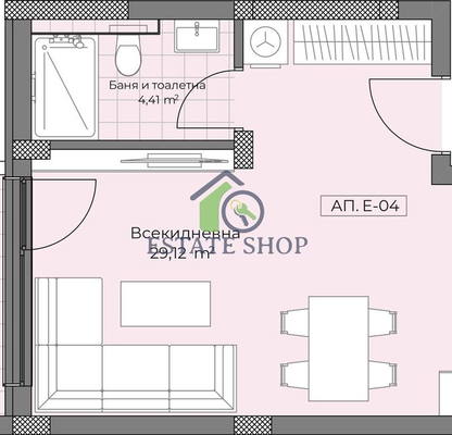 Photo 3 — 1-bedroom apartment in Plovdiv, Ostromila