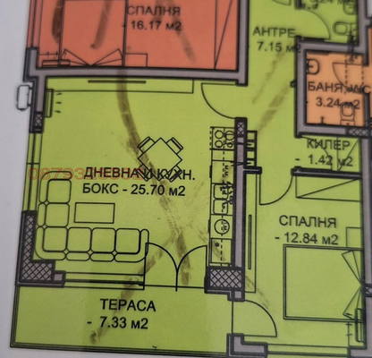 Photo 3 — 2-bedroom apartment in Plovdiv, Ostromila