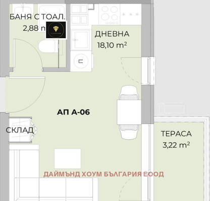 Снимка 2 — Двустаен апартамент в Остромила с тераса, Пловдив