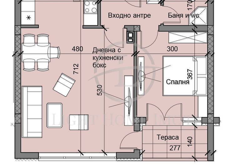 2-bedroom apartment in Plovdiv, Ostromila