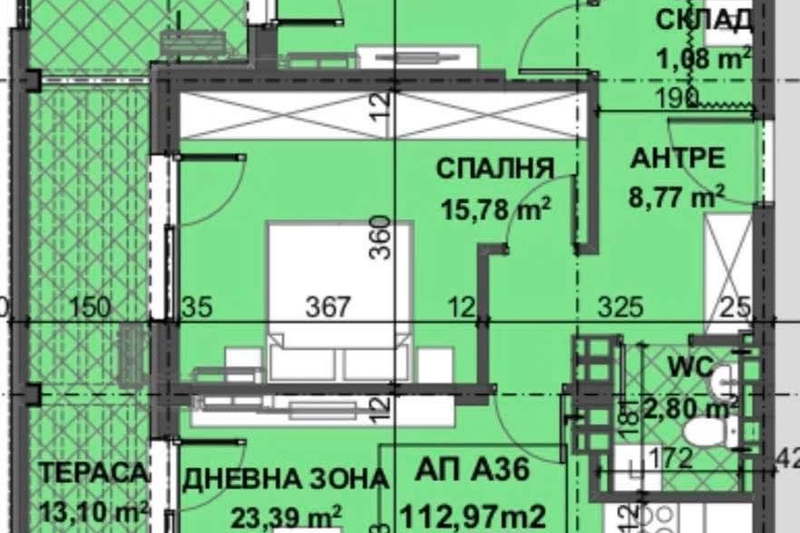 Тристаен апартамент в Остромила с асансьор, ново строителство