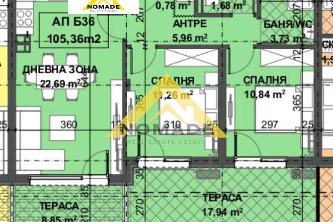 3-bedroom apartment in Plovdiv, Ostromila