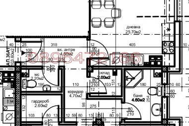 3-bedroom apartment in Plovdiv, Ostromila