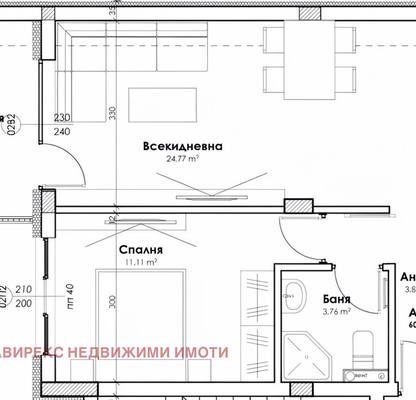 Снимка 2 — Двустаен апартамент в Прослав с асансьор и паркинг