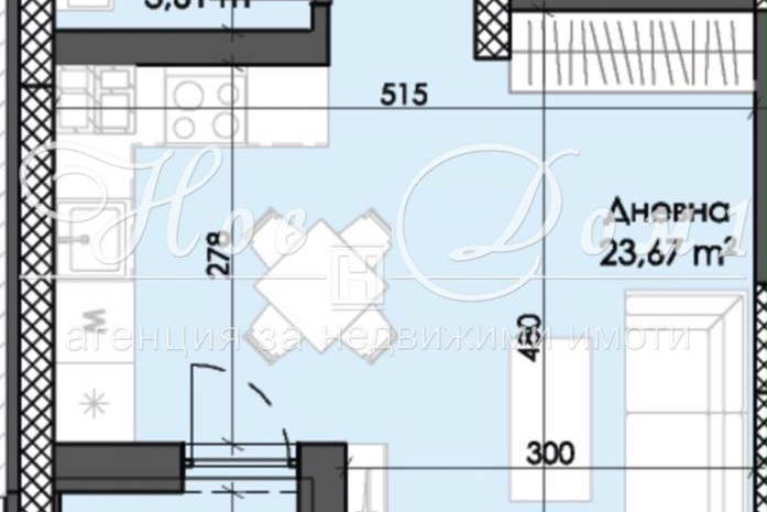 1-bedroom apartment in Plovdiv, Trakiya
