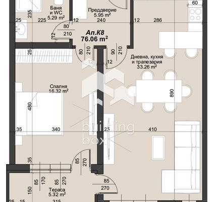Photo 2 — 2-bedroom apartment in Plovdiv, Trakiya