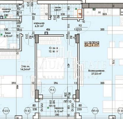 Снимка 4 — Тристаен апартамент в Тракия, Пловдив с ново строителство