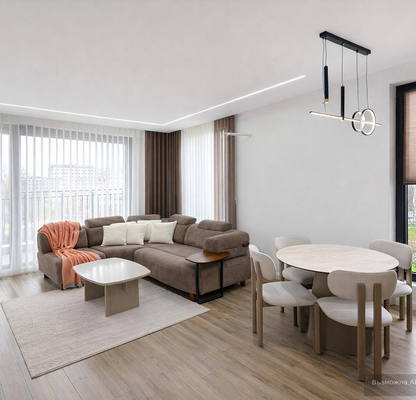 Снимка 3 — Двустаен апартамент в Тракия, Пловдив с паркомясто
