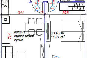 2-bedroom apartment in Plovdiv, Vystanicheski