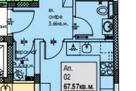 2-bedroom apartment in Plovdiv, Vystanicheski