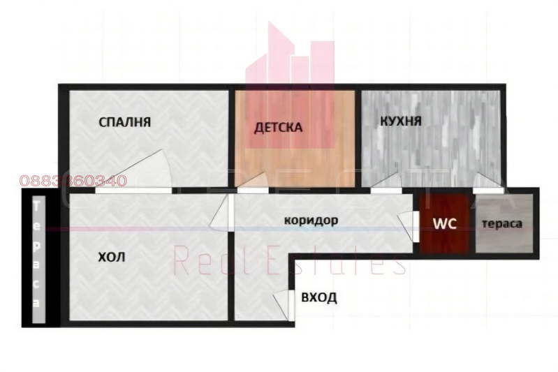 Многостаен апартамент в Русе, Център