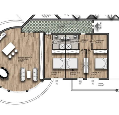 Photo 3 — 2-bedroom apartment in Oblast Veliko Tyrnovo, Malki Chiflik